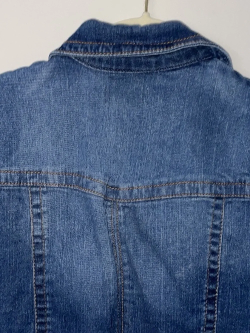 Love Fire Denim Jean Vest Girl's Small Blue Casual Pockets